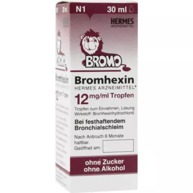 BROMHEXIN Hermes Arzneimittel 12 mg/ml drops, 30 ml