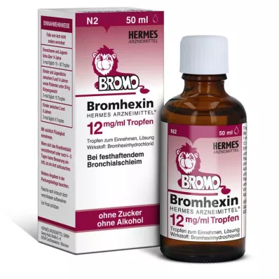 BROMHEXIN Hermes Arzneimittel 12 mg/ml drops, 50 ml