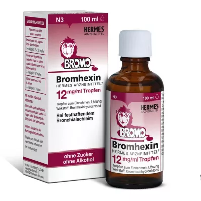 BROMHEXIN Hermes Arzneimittel 12 mg/ml drops, 100 ml