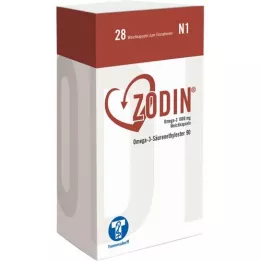 ZODIN Omega-3 1,000 mg soft capsules, 28 pcs
