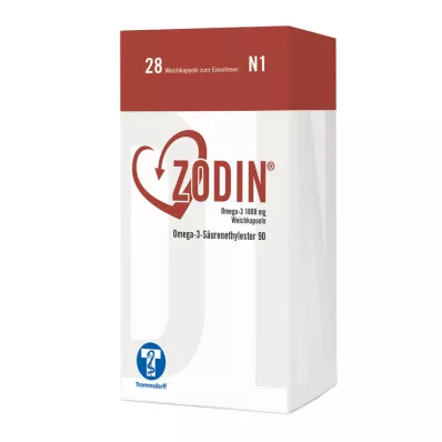 ZODIN Omega-3 1,000 mg soft capsules, 28 pcs