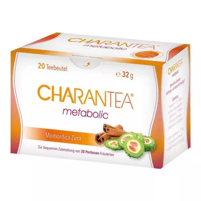 CHARANTEA metabolic cinnamon herbal tea filter bag, 20 pcs