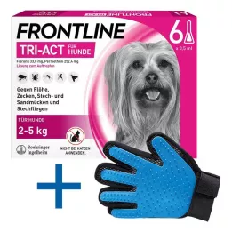 FRONTLINE Tri-Act Drop-on solution for dogs 2-5 kg, 6 pcs