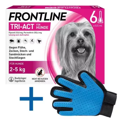 FRONTLINE Tri-Act Drop-on solution for dogs 2-5 kg, 6 pcs