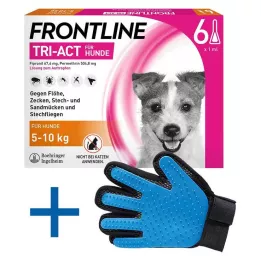 FRONTLINE Tri-Act Drop-on solution for dogs 5-10 kg, 6 pcs