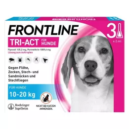 FRONTLINE Tri-Act Drop-on solution for dogs 10-20kg, 3 pcs