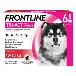 FRONTLINE Tri-Act Drop-on solution for dogs 40-60kg, 6 pcs
