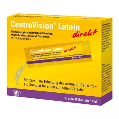 CENTROVISION Lutein direct granules, 28 pcs CENTROVISION Lutein direct granules, 28 pcs