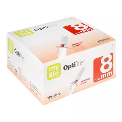 OPTIFINE 8 pen needles 0.25x8 mm, 100 pcs OPTIFINE 8 pen needles 0.25x8 mm, 100 pcs