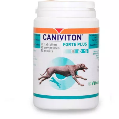 CANIVITON Forte Plus Erg.Futterm.Tbl.f.Dog/Cat, 90 pcs