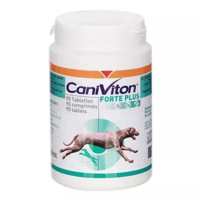 CANIVITON Forte Plus Erg.Futterm.Tbl.f.Dog/Cat, 90 pcs