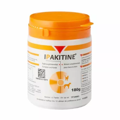 Ipakitine complementary feed powder for dogs/cats, 180 g Ipakitine complementary feed powder for dogs/cats, 180 g