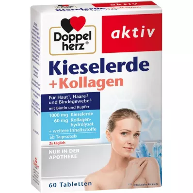 DOPPELHERZ Silica+Collagen Tablets, 60 pcs