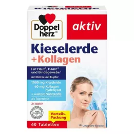 DOPPELHERZ Silica+Collagen Tablets, 60 pcs