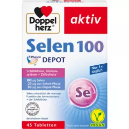 DOPPELHERZ Selenium 100 2-phase depot tablets, 45 pcs
