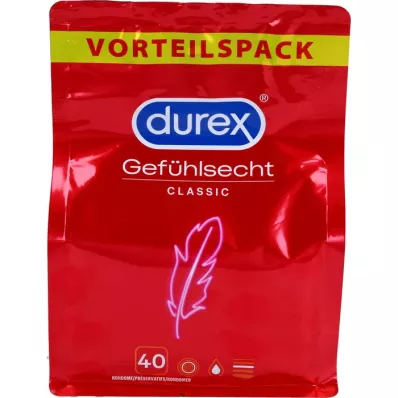 DUREX Sensitive gossamer condoms, 40 pcs