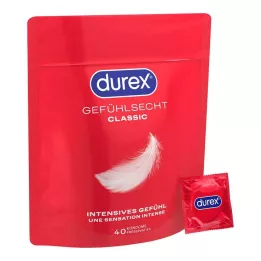 DUREX Sensitive gossamer condoms, 40 pcs