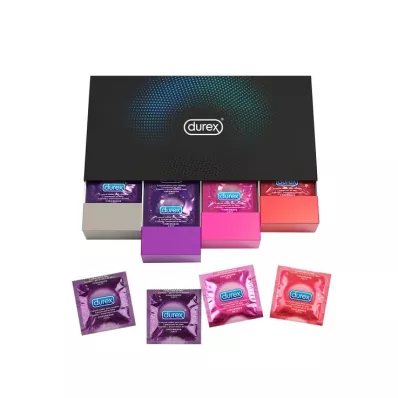 DUREX Fun Explosion Condoms Mix of 4 varieties, 40 pcs