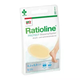 RATIOLINE protect blister plaster 4.2x6.8 cm, 5 pcs