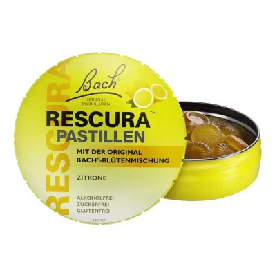 BACHBLÜTEN Original Rescura Lemon Pastilles, 50 g BACHBLÜTEN Original Rescura Lemon Pastilles, 50 g