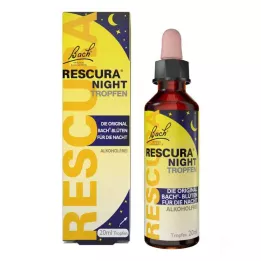 BACHBLÜTEN Original Rescura Night drops alc.free, 20 ml