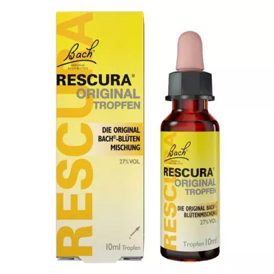 Bach Flower Original Rescura drops with alcohol, 10 ml Bach Flower Original Rescura drops with alcohol, 10 ml