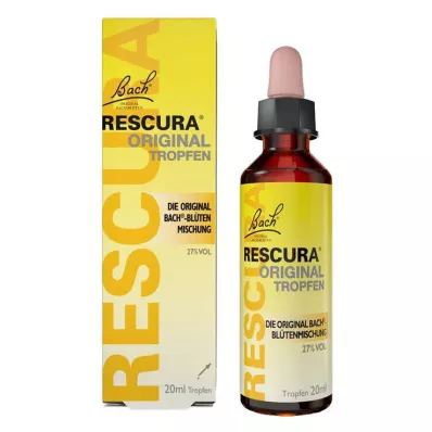 Bach Flower Original Rescura drops with alcohol, 20 ml Bach Flower Original Rescura drops with alcohol, 20 ml