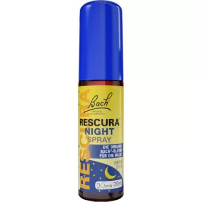 BACHBLÜTEN Original Rescura Night Spray with alcohol, 20 ml