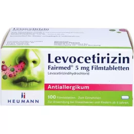 LEVOCETIRIZIN Fairmed 5 mg film-coated tablets, 100 pcs