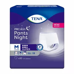 TENA PANTS night super M disposable trousers, 10 pcs