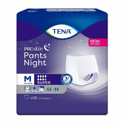 TENA Pants night super M disposable pants for incontinence, 10 pieces TENA Pants night super M disposable pants for incontinence, 10 pieces