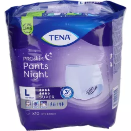 TENA PANTS night super L disposable trousers, 10 pcs