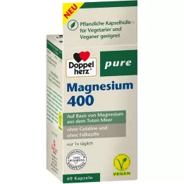 DOPPELHERZ Magnesium 400 pure capsules, 60 pcs