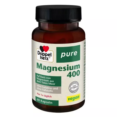 Doppelherz Magnesium 400 pure capsules, 60 pieces Doppelherz Magnesium 400 pure capsules, 60 pieces
