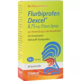 FLURBIPROFEN Dexcel 8.75 mg/dos.spray oral cavity, 15 ml