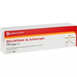 DICLOFENAC AL Pain gel 10 mg/g, 100 g