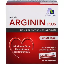 ARGININ PLUS Vitamin B1+B6+B12+Folic Acid Sticks, 60X5.9 g