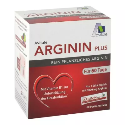 ARGININ PLUS Vitamin B1+B6+B12+Folic Acid Sticks, 60X5.9 g ARGININ PLUS Vitamin B1+B6+B12+Folic Acid Sticks, 60X5.9 g