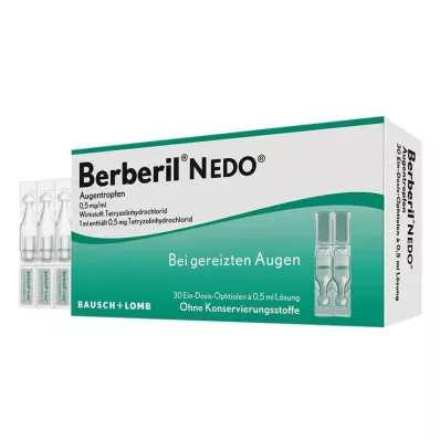 BERBERIL N EDO Eye drops, 30X0.5 ml BERBERIL N EDO Eye drops, 30X0.5 ml