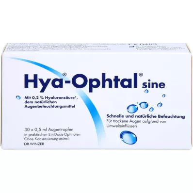 HYA-OPHTAL sine eye drops, 30X0.5 ml