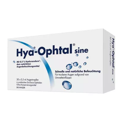HYA-OPHTAL sine eye drops, 30X0.5 ml