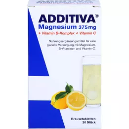 ADDITIVA Magnesium 375 mg+Vitamin B Complex+Vit.C, 20X6 g