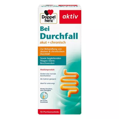 DOPPELHERZ For diarrhoea liquid sticks, 10 pcs