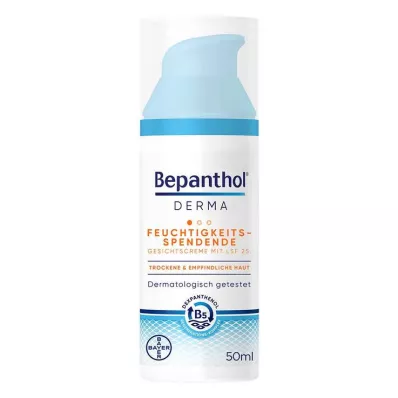 BEPANTHOL Derma moisturising face cream.LSF 25, 1X50 ml
