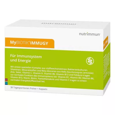 MYBIOTIK IMMUGY Combination pack 30x2 g+60 capsules, 1 p MYBIOTIK IMMUGY Combination pack 30x2 g+60 capsules, 1 p