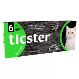 TICSTER Spot-on liquid for cats up to 4 kg, 6X0.4 ml