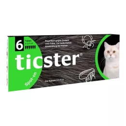TICSTER Spot-on liquid for cats up to 4 kg, 6X0.4 ml