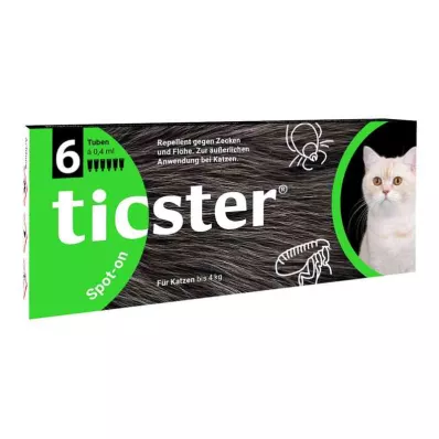 TICSTER Spot-on liquid for cats up to 4 kg, 6X0.4 ml TICSTER Spot-on liquid for cats up to 4 kg, 6X0.4 ml