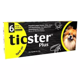 TICSTER Plus spot-on liquid for dog up to 4kg, 6X0.48 ml
