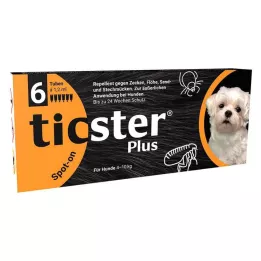 TICSTER Plus Spot-on Solution for Dog 4-10kg, 6X1.2ml